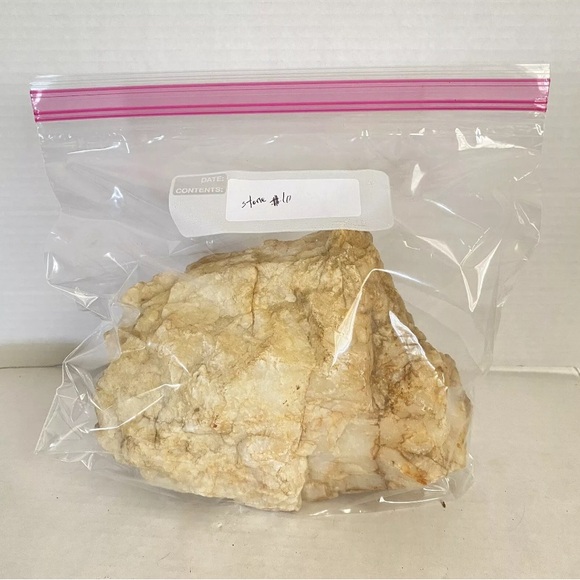 Quartz Rock Natural Milky White Orange Red Stone # 6 - Picture 9 of 9